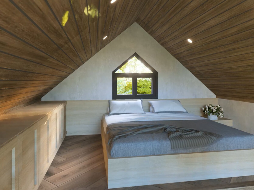 Dream Tiny House 4x6 meters Tour Simple but Stunning