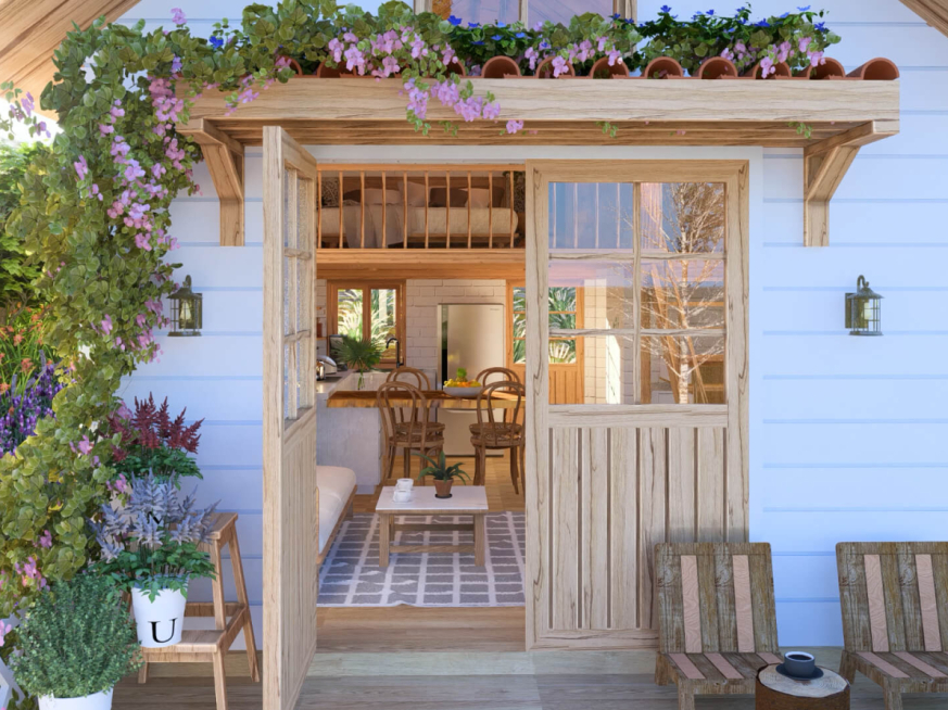 Tiny House 4x6m with plans very nice